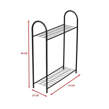 Gabri Oval Tasarımlı Metal Saksılık - 1